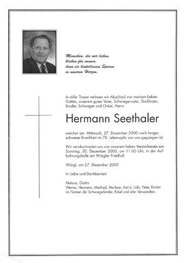 Seethaler Hermann G