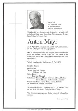 Mayr Anton G