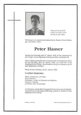 Haaser Peter 1 G