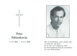 Fabiankovits Peter