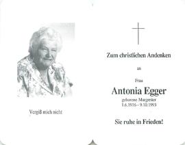 Egger Antonia geb. Margreiter