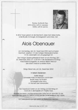 Obenauer Alois G