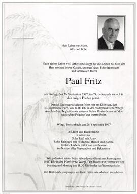Fritz Paul G