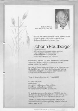 Hausberger Johann G
