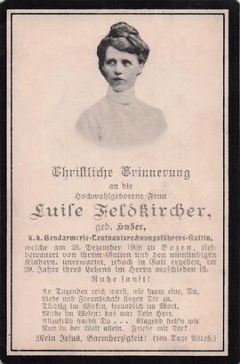 Feldkircher Luise geb. Huber