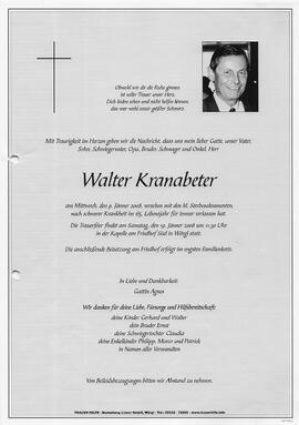 Kranabeter Walter G