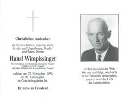 Wimpissinger Hansl