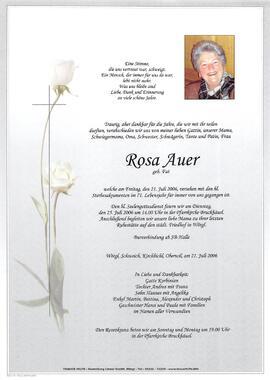 Auer Rosa geb. Fae' G