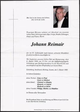 Reimair Johann G