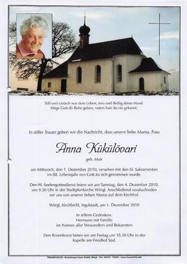 Kuekueloevari Anne geb. Mair