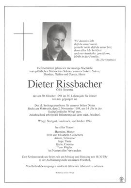 Rissbacher Dieter G