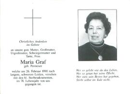 Graf Maria geb. Permoser