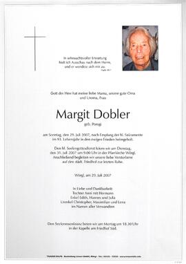 Dobler Margit geb. Porogi G