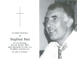 Paul Siegfried