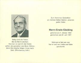 Göcking Erwin