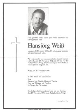 Weiß Hansjörg G