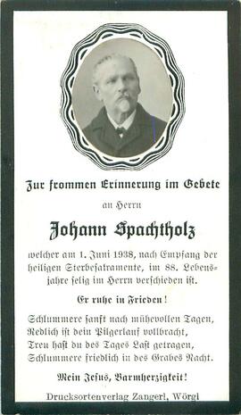 Spachtholz Johann