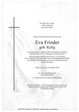 Frinder Eva geb. Kulig G