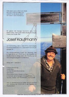 Kaufmann Josef