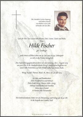 Fischer Hilde geb. Gastberger G