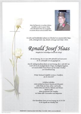 Haas Josef Ronald G