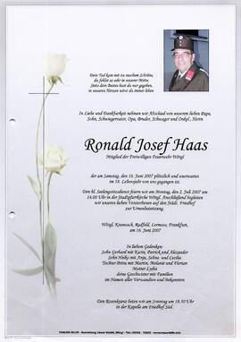 Haas Ronald Josef G
