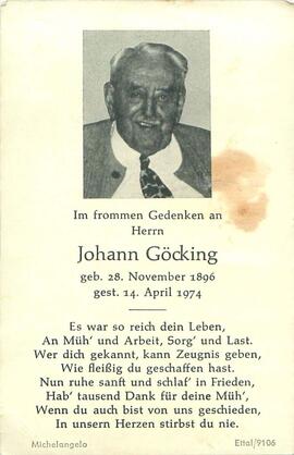 Göcking Johann