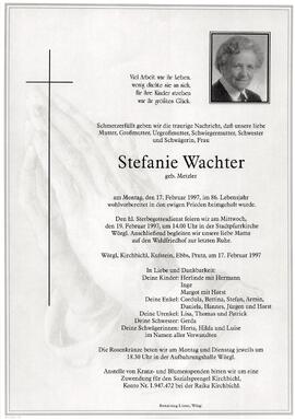 Wachter Stefanie geb. Metzler G