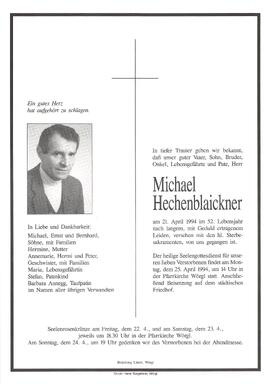 Hechenblaickner Michael G