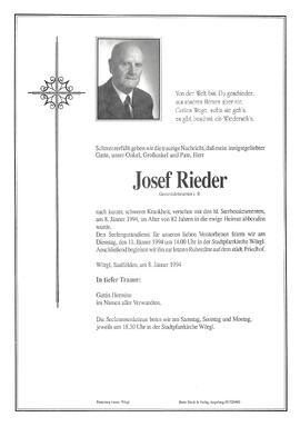 Rieder Josef G