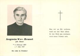 Zenari Augusta geb. Bauer