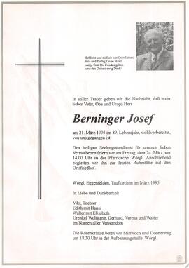 Berninger Josef G