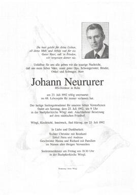 Neururer Johann G