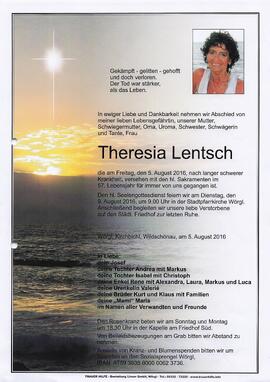 Lentsch Theresia G