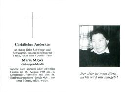Mayer Maria Schopper
