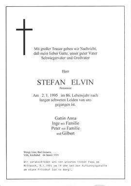 Elvin Stefan G