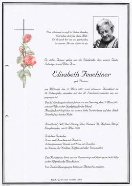 Feuchtner Elisabeth geb. Pusterer