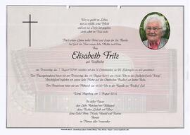Fritz Elisabeth geb. Weißbacher