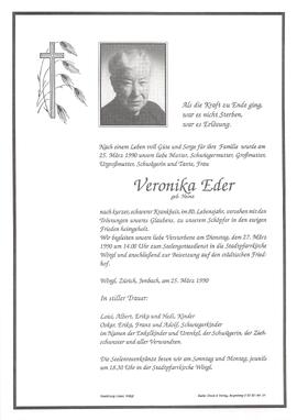 Eder Veronika geb. Heinz G