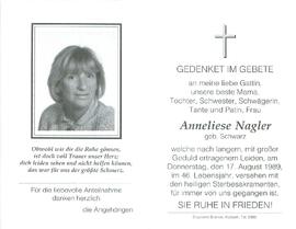 Nagler Anneliese geb. Schwarz