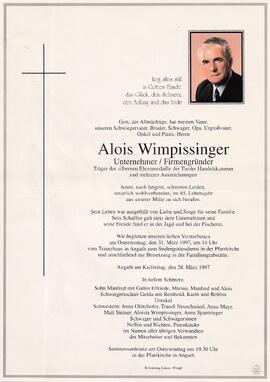 Wimpissinger Alois G