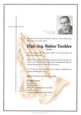 Tischler Walter Dipl.-Ing. G