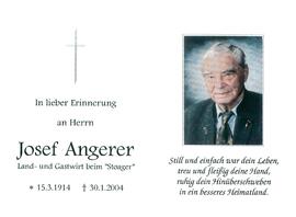 Angerer Josef