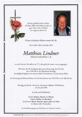 Lindner Matthias G