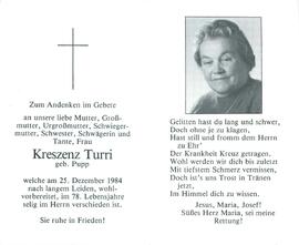 Turri Kreszenz geb. Pupp