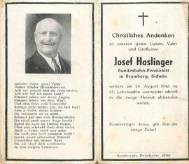 Haslinger Josef