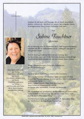 Feuchtner Sabine geb. Leutgeb