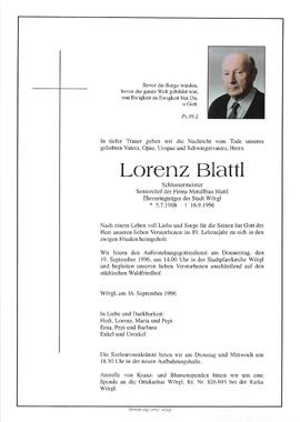 Blattl Lorenz G