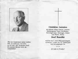 Benedikt Josef