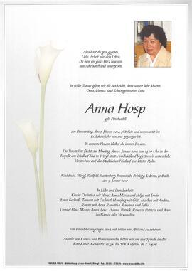 Hosp Anna geb. Pitschnadell G